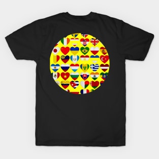 Flags of the Countries of the World,International Gift T-Shirt